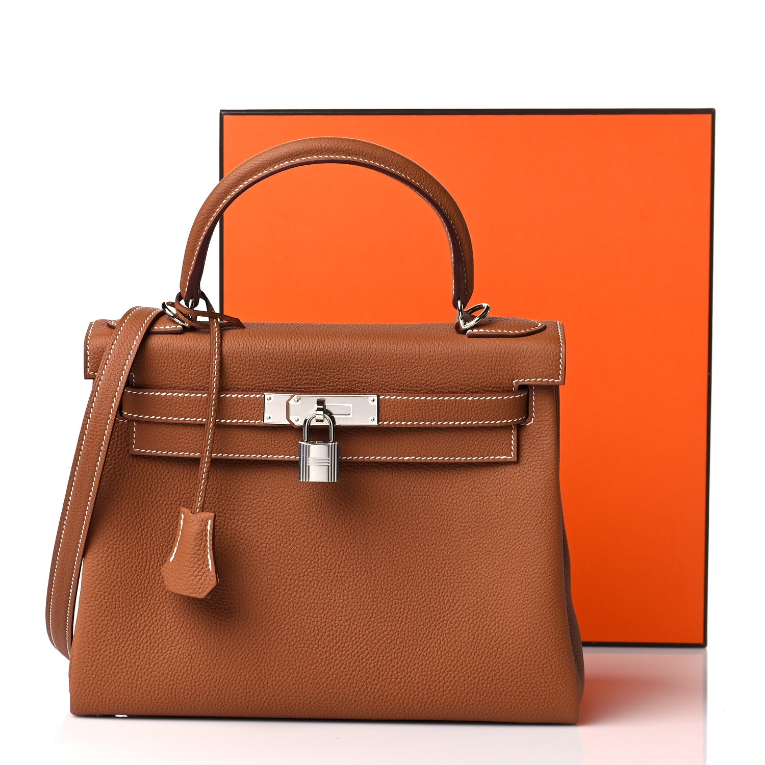 Hermes Togo Kelly Retourne 28 Gold 11 of 11