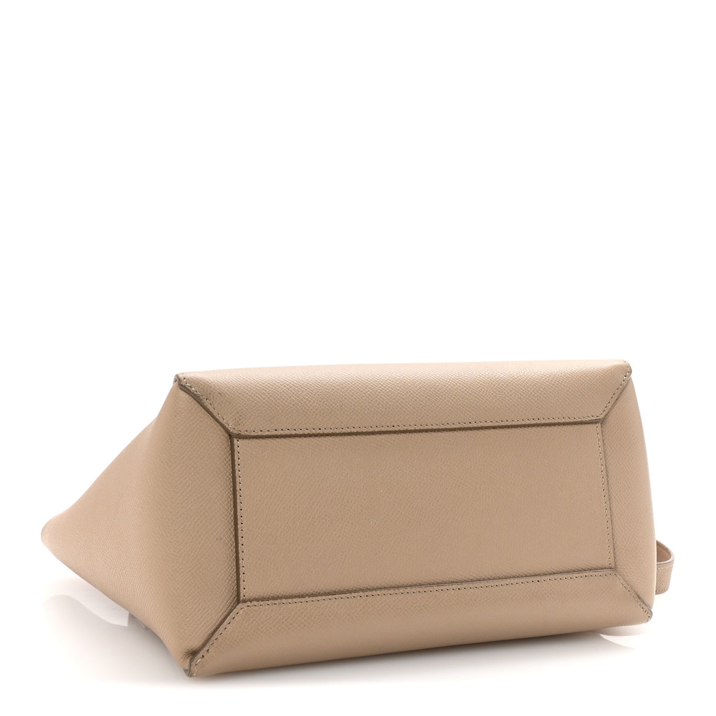 Grained Calfskin Micro Belt Bag Light Taupe