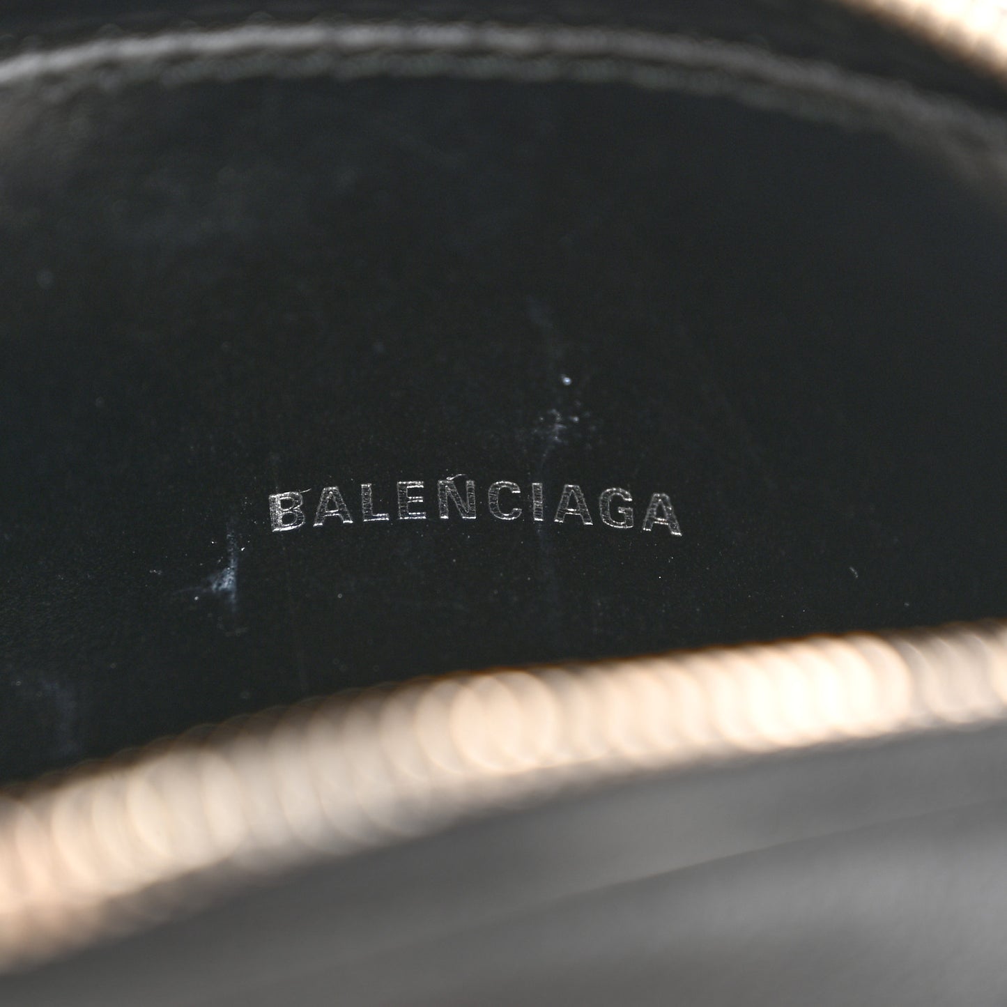 Calfskin Logo XS Everyday Camera Bag Black