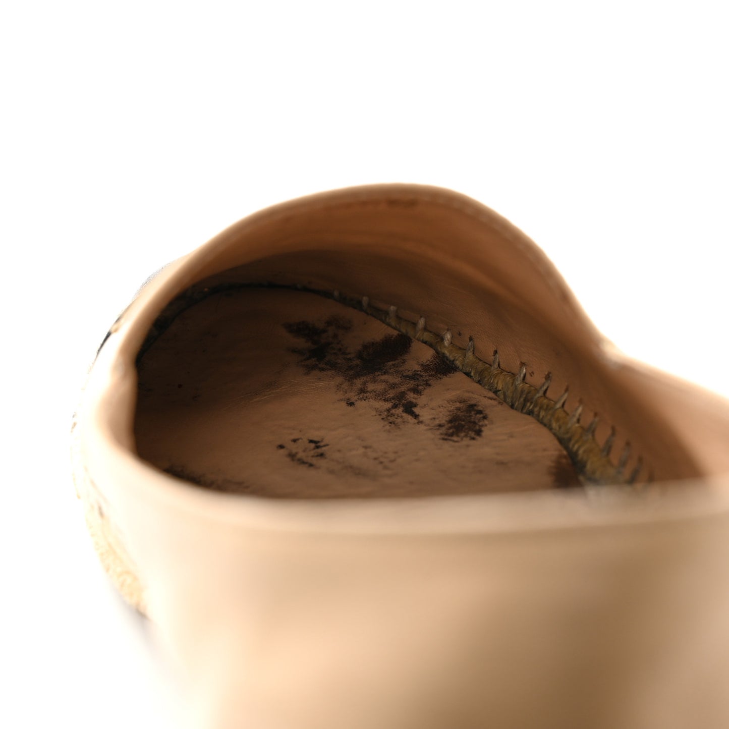 Lambskin CC Espadrilles 41 Beige Black