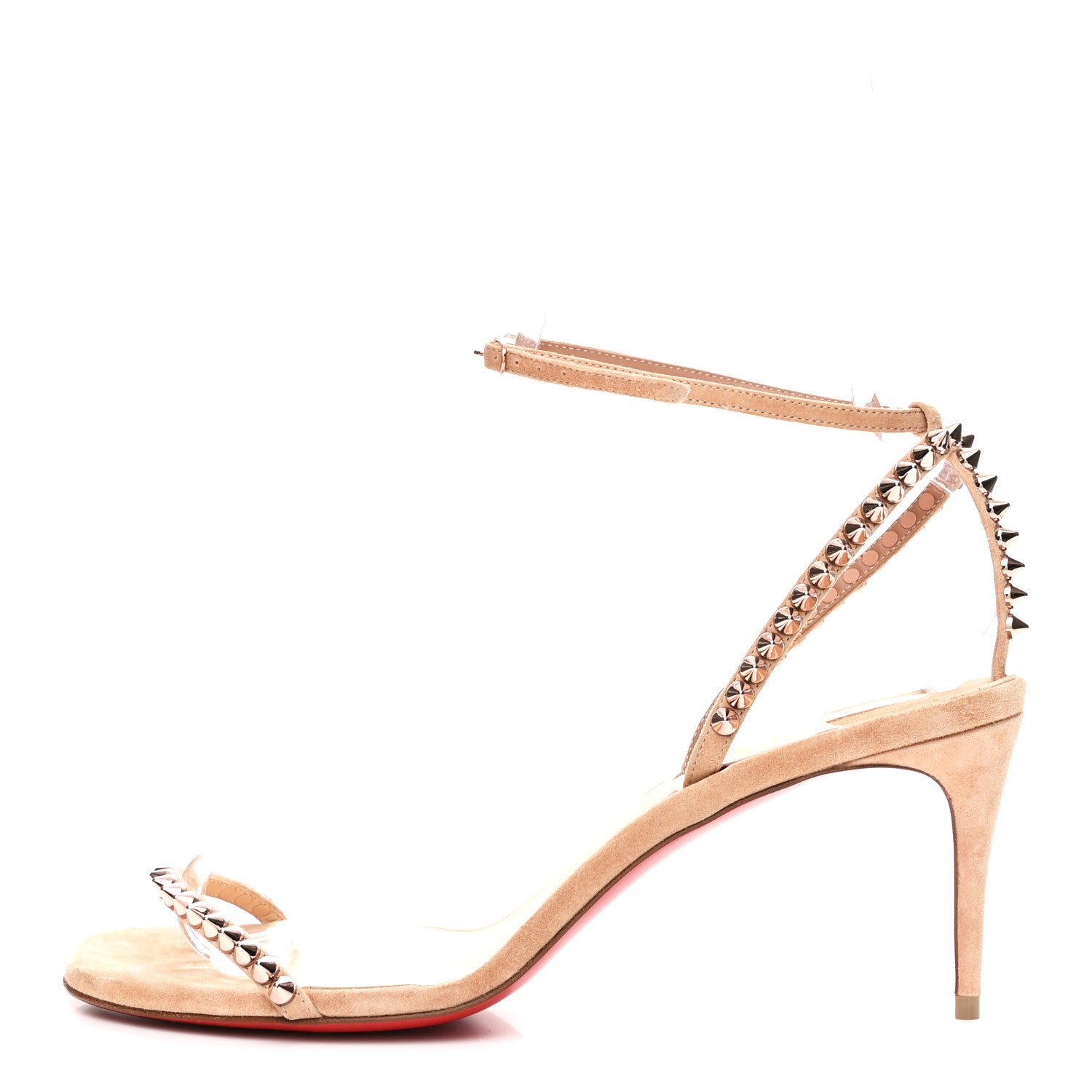 Christian Louboutin Veau Velour So Me Spike 70 Sandals 39  display picture 1