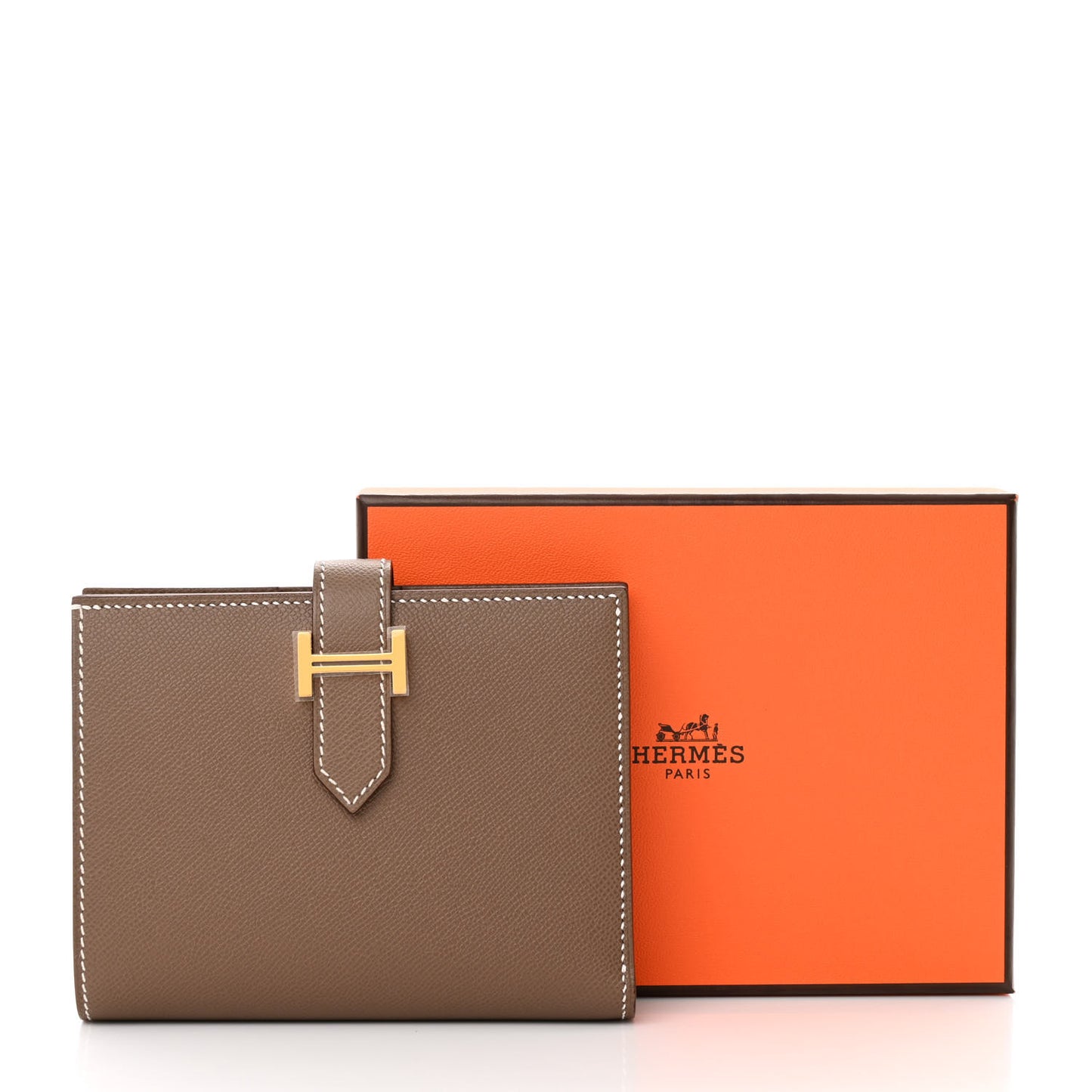 Epsom Bearn Compact Wallet Etoupe