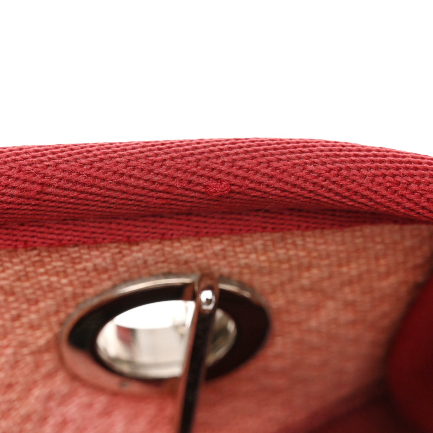 Canvas Mini Deauville Tote Red
