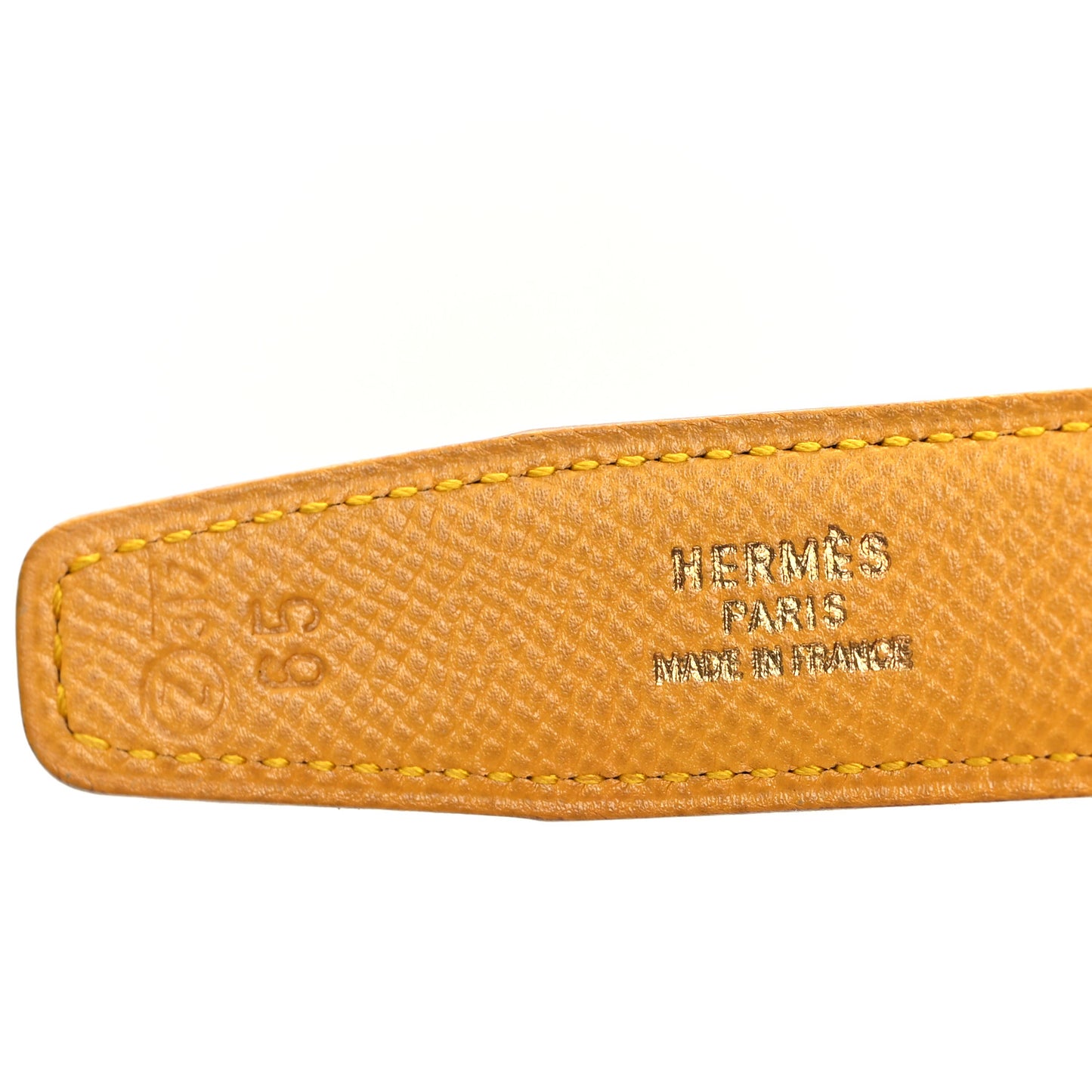 Courchevel 24mm Mini Constance H Belt 65 Jaune Bleu Marine