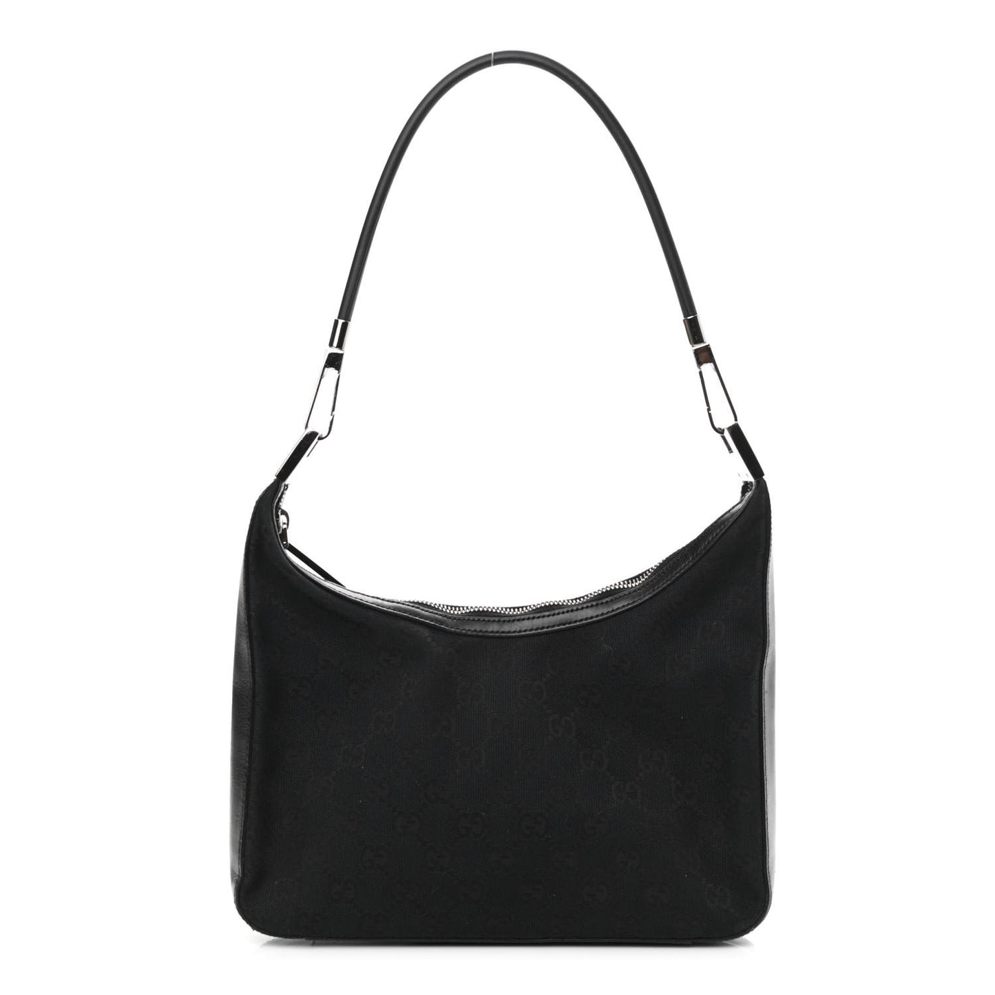 Monogram GG Small Clasp Hobo Black