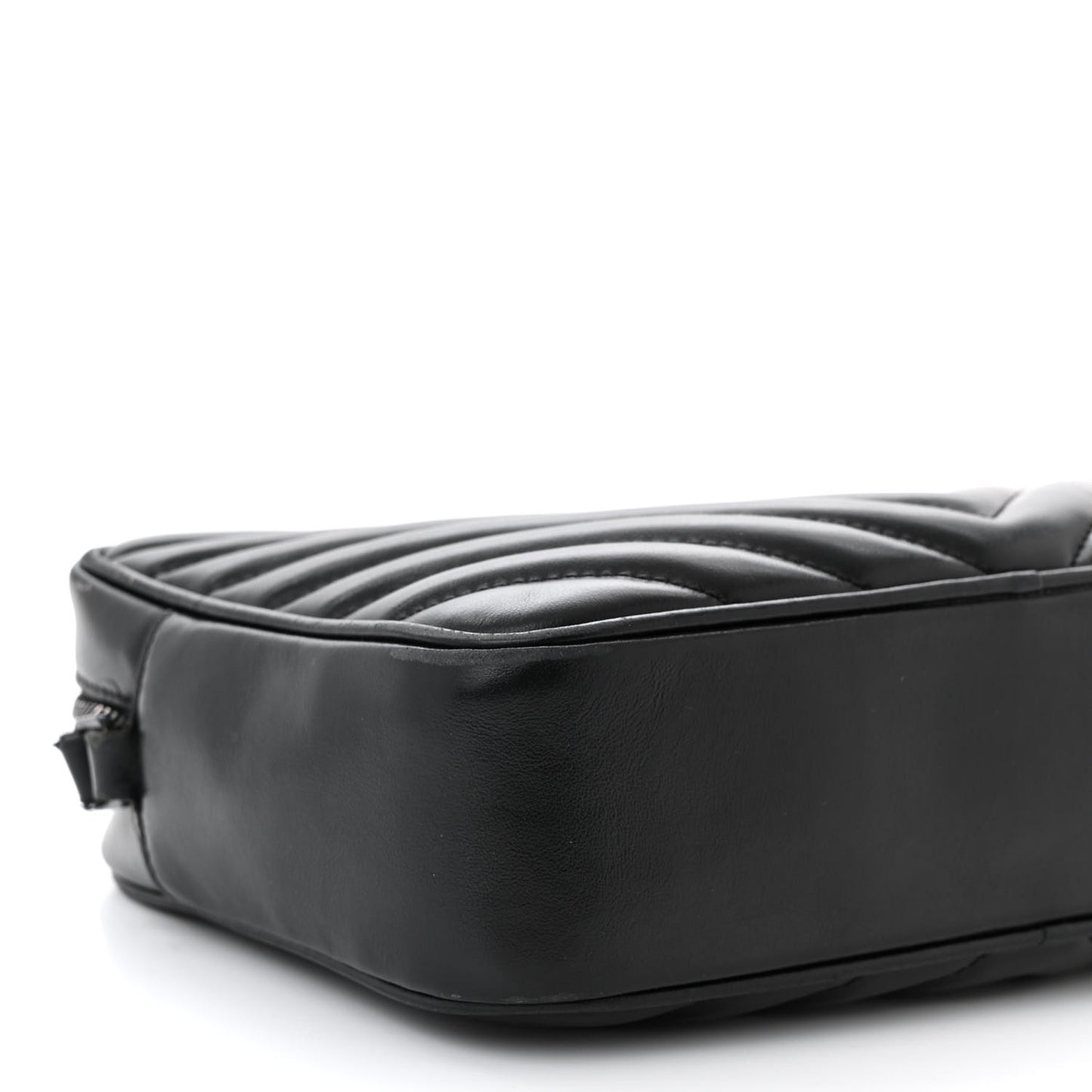 Calfskin Matelasse Monogram Monochrome Lou Camera Bag Black