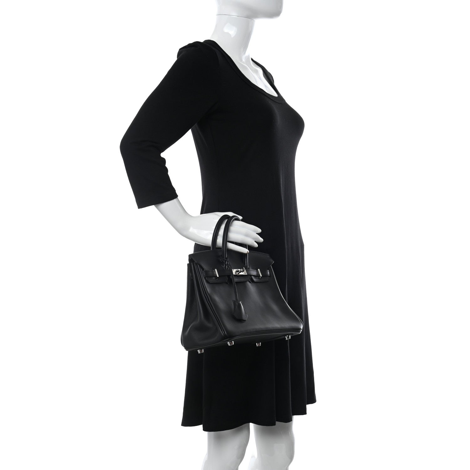 Hermes Swift Birkin 25 Black 2 of 34
