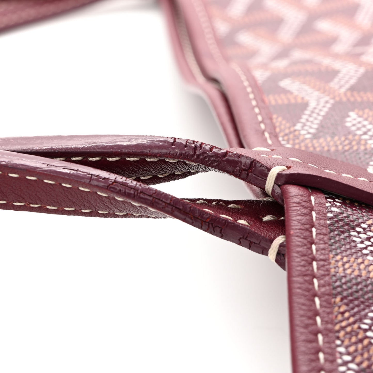 Goyardine Reversible Anjou GM Burgundy