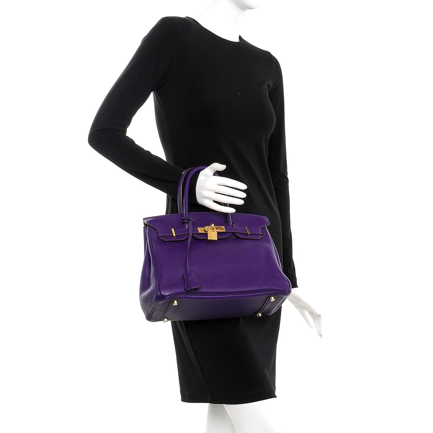 Taurillon Clemence Birkin 30 Iris