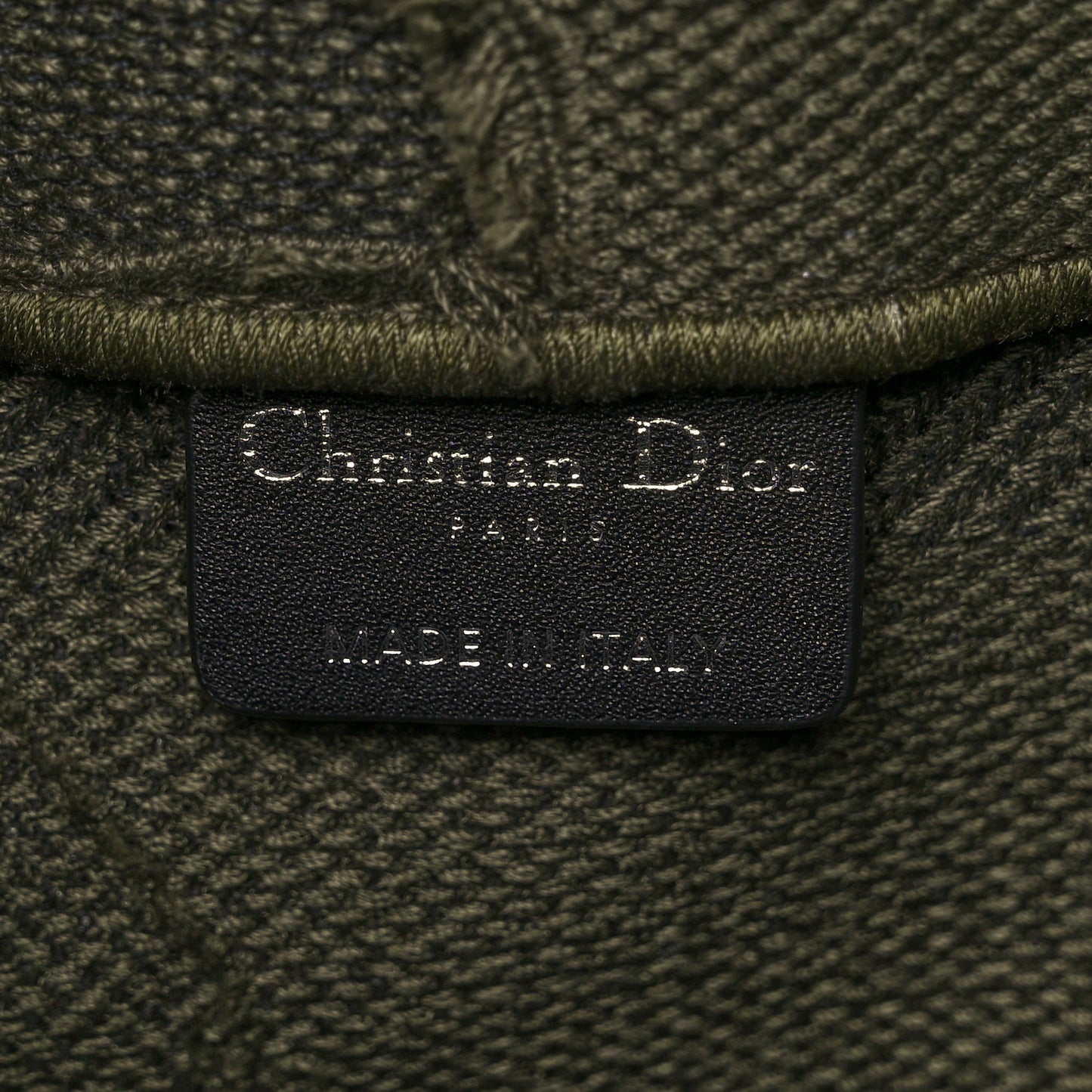 Canvas Embroidered Camouflage Diorcamp Messenger Green