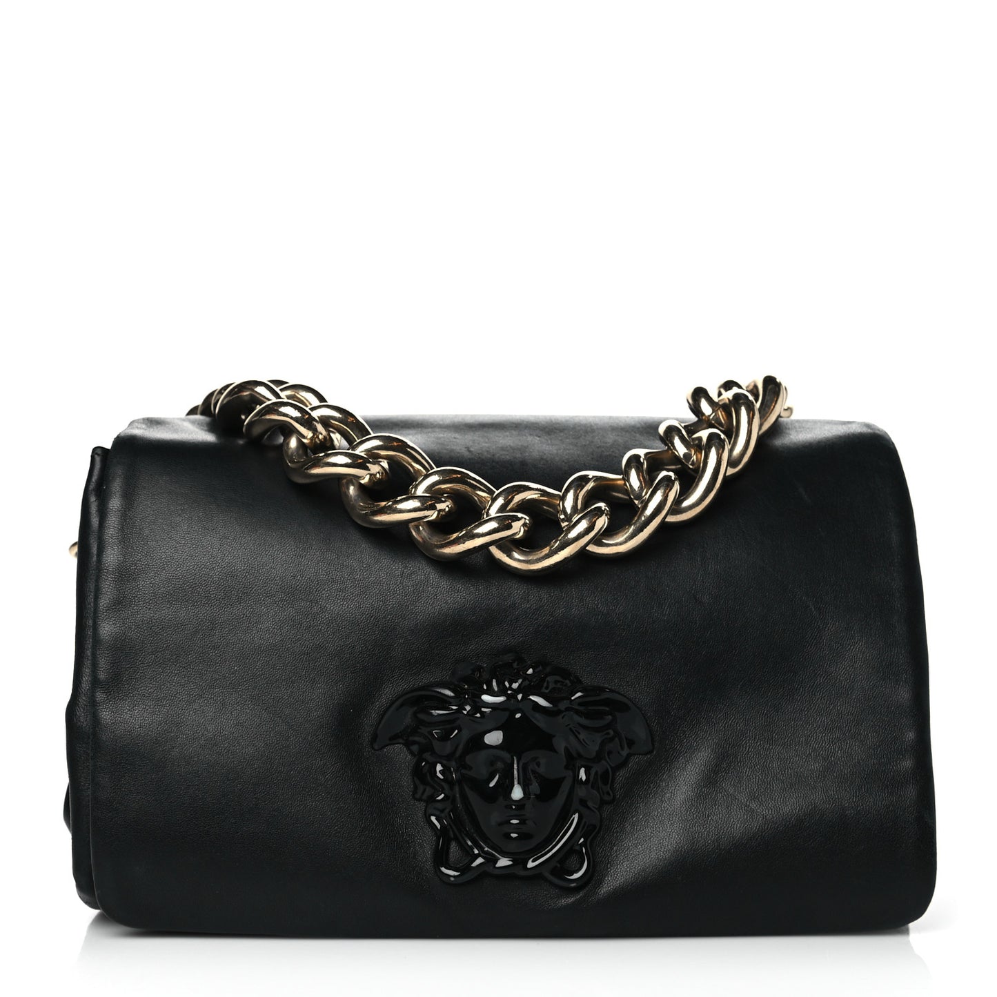 Nappa Palazzo Sultan Shoulder Bag Black
