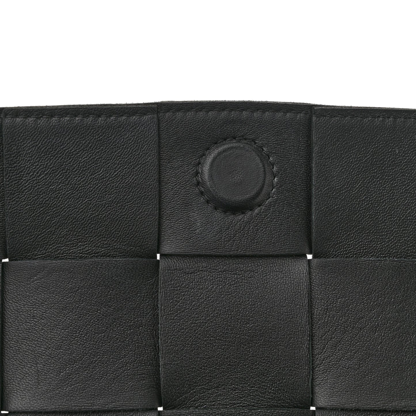Lambskin Maxi Intrecciato Cassette Crossbody Bag Black