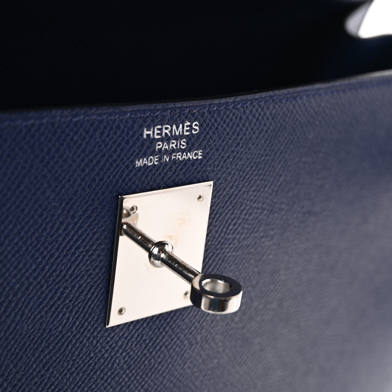 Hermes Epsom Kelly Sellier 35 Bleu Saphir 6 of 11