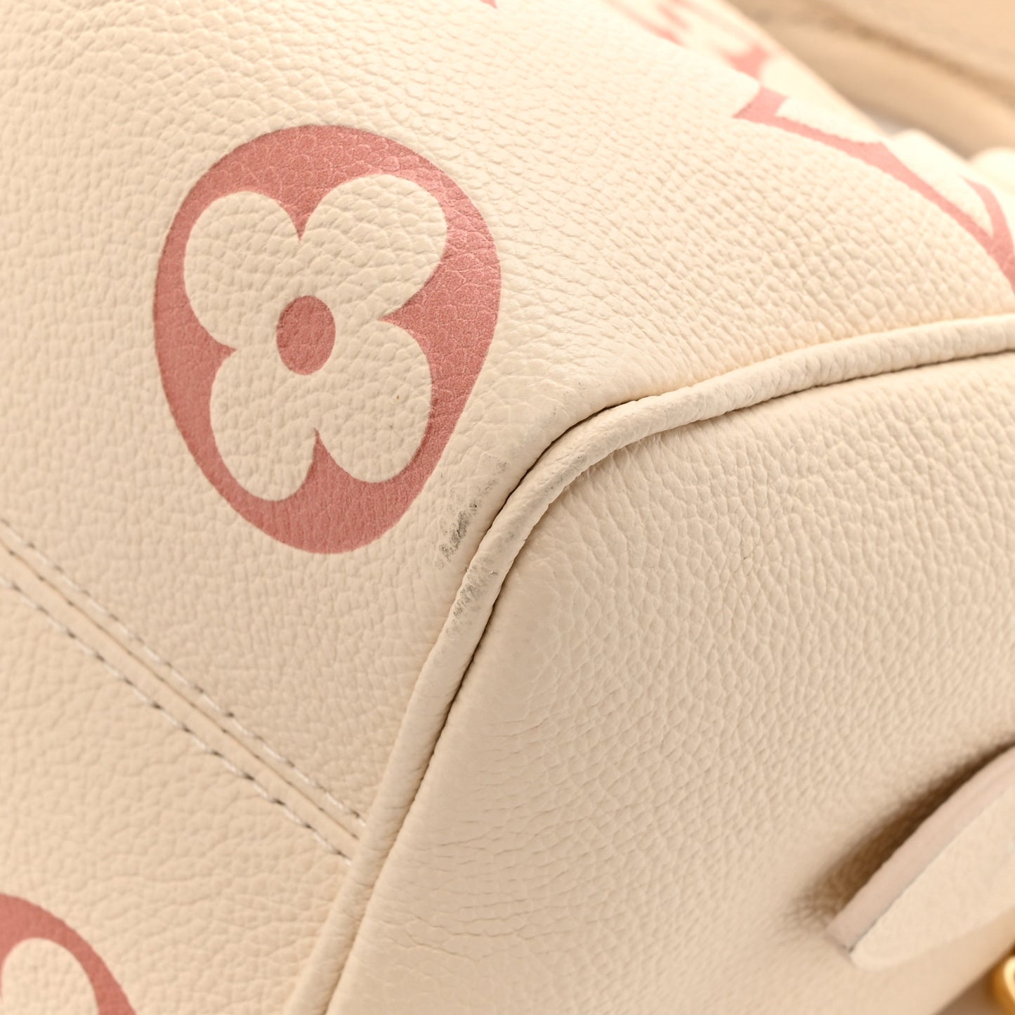 Empreinte Monogram Giant Speedy Bandouliere 20 Creme Rose Trianon