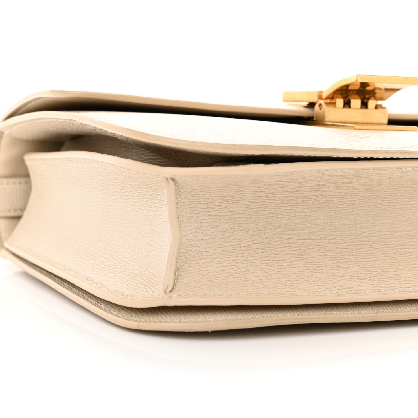 Liege Calfskin Medium Classic Box Flap Bag Linen