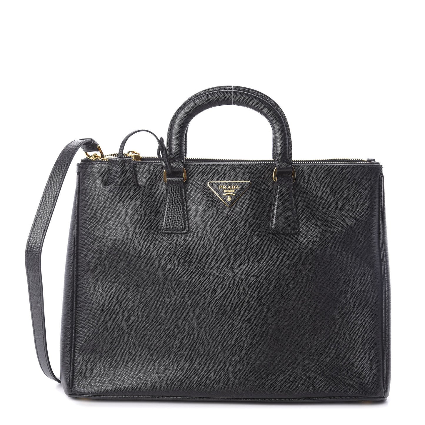 Saffiano Lux Executive Tote Black
