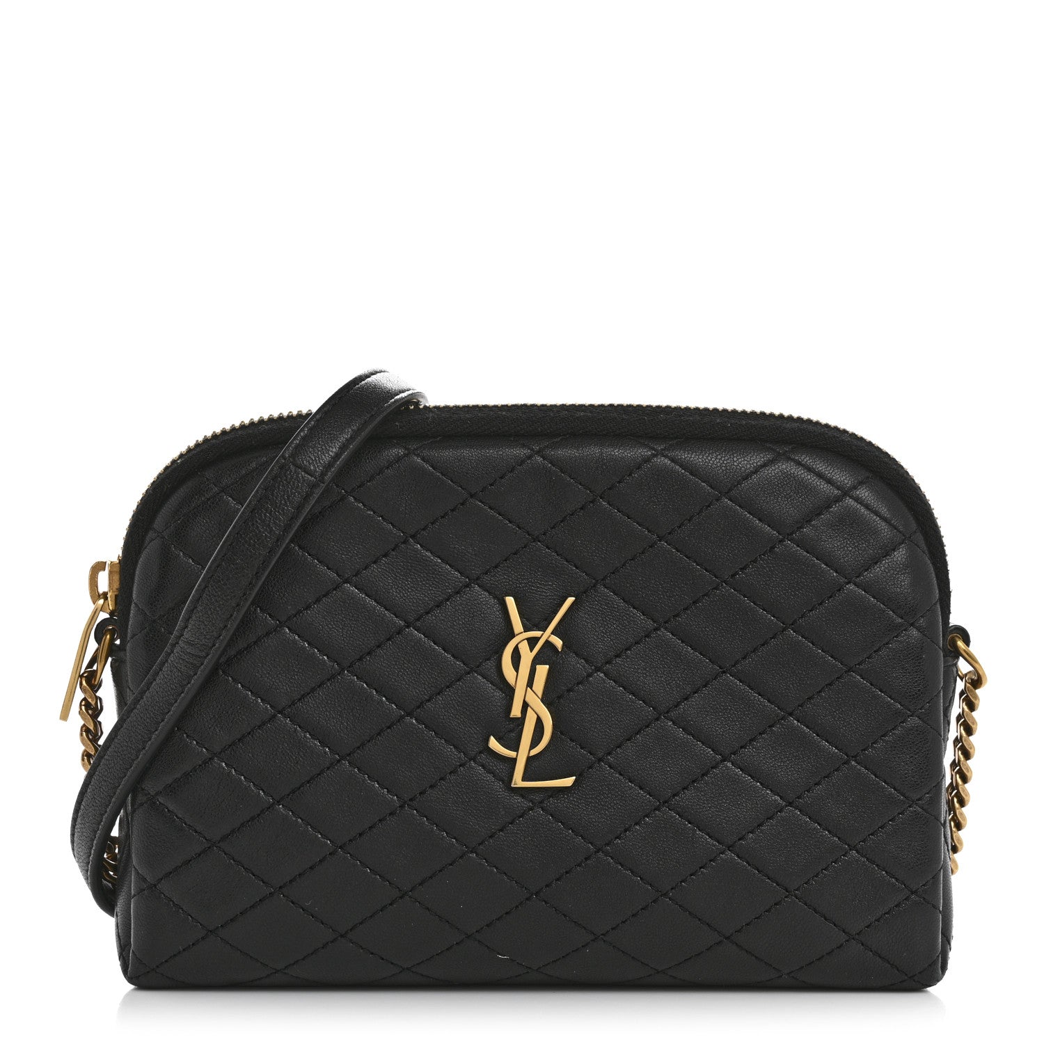 GABY ZIPPERED POUCH IN LAMBSKIN