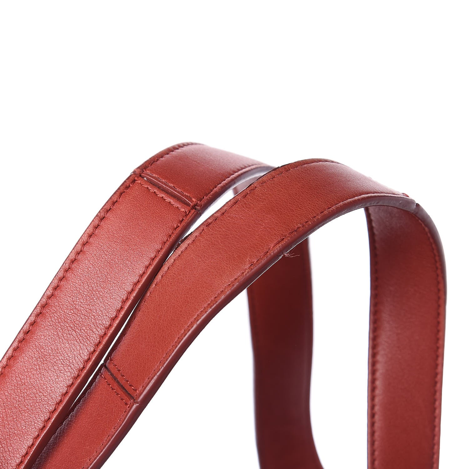 Celine Calfskin Medium Tri-Fold Bag Red Wood 11 of 11