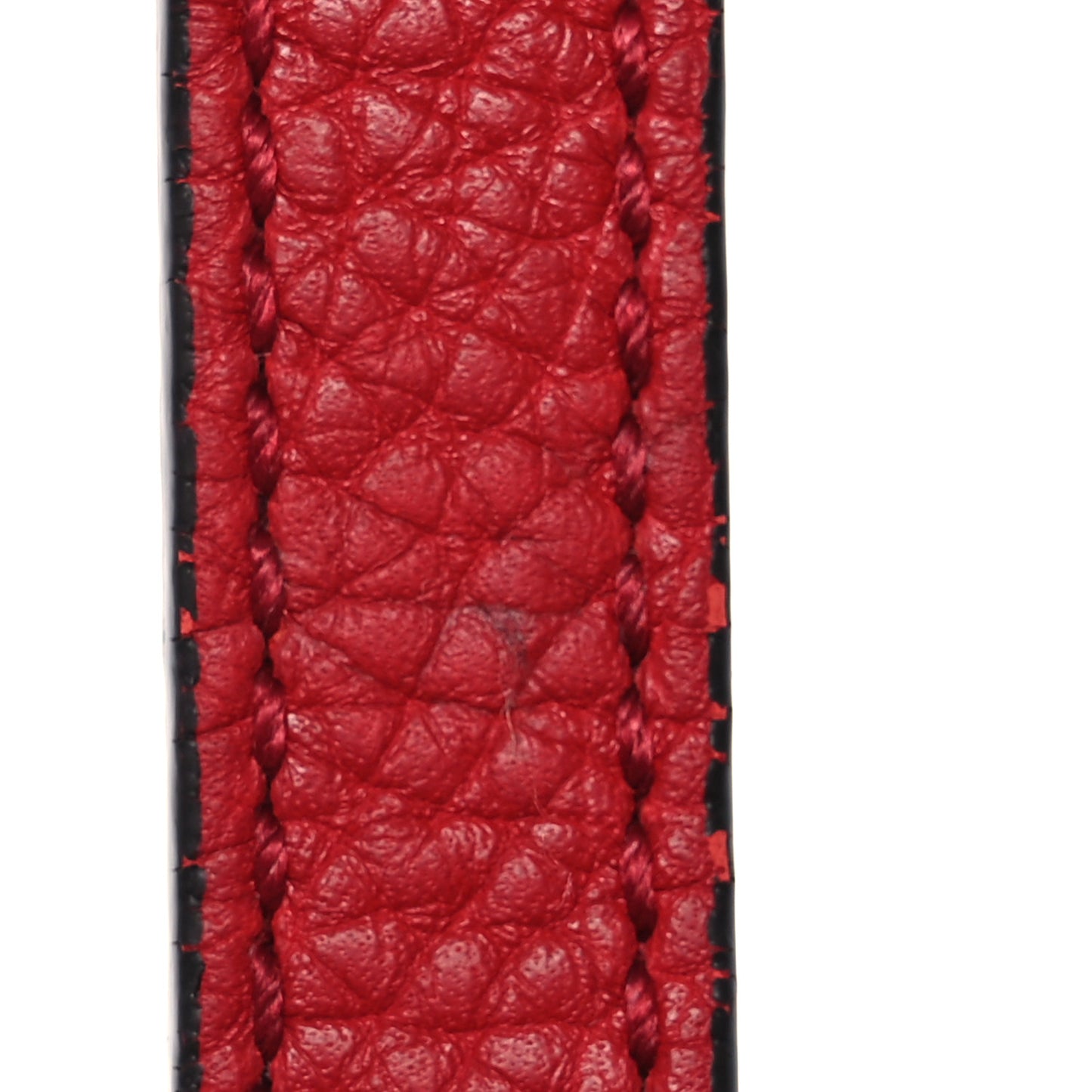 Pebbled Calfskin Small Soho Disco Bag Vibrant Red