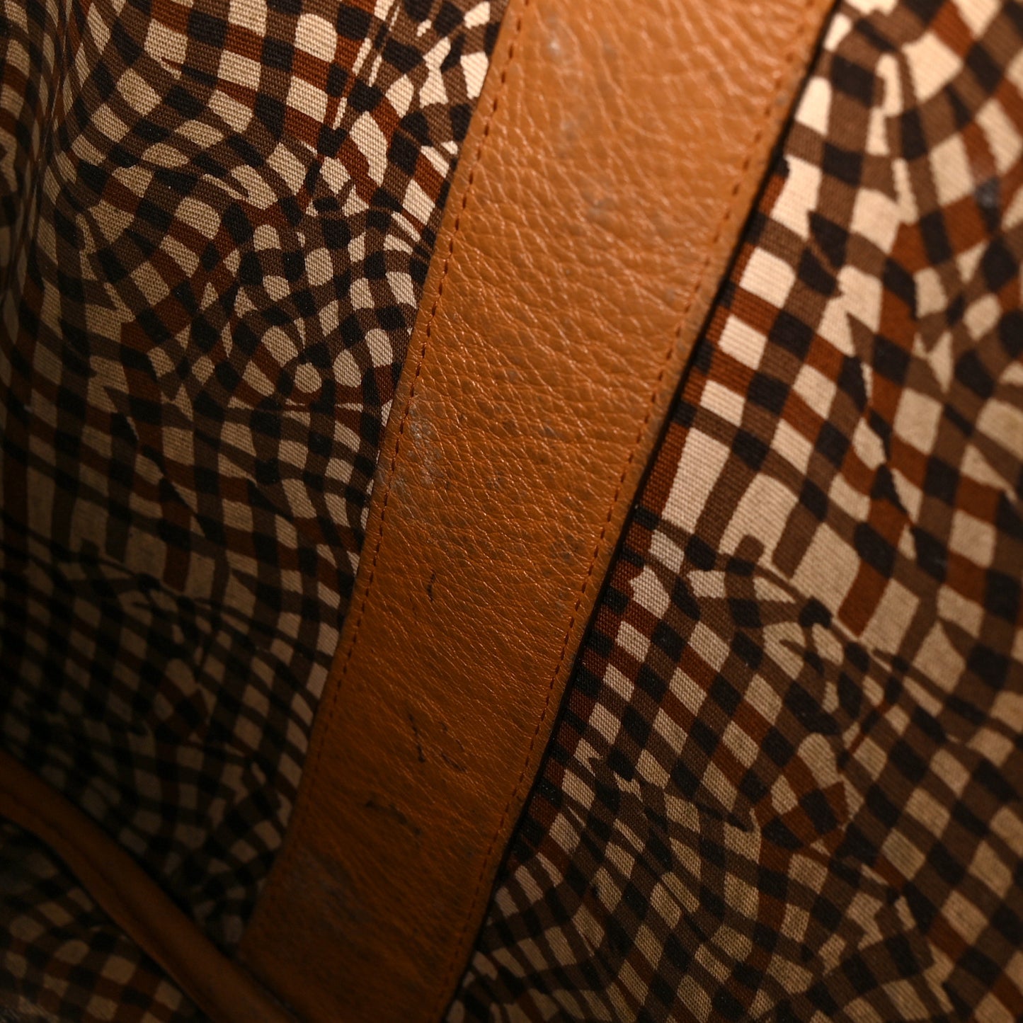 Visetos Large Liz Reversible Shopper Tote Cognac