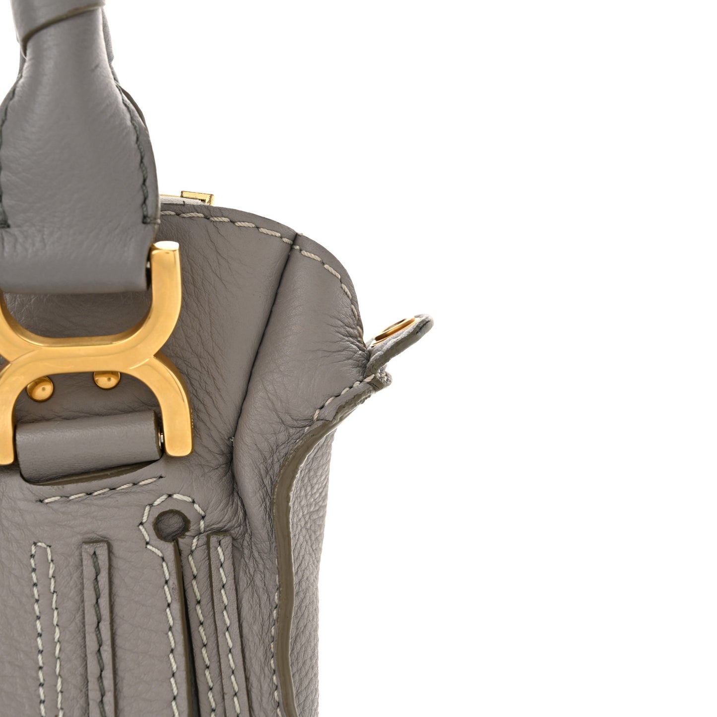 Calfskin Medium Marcie Satchel Cashmere Grey