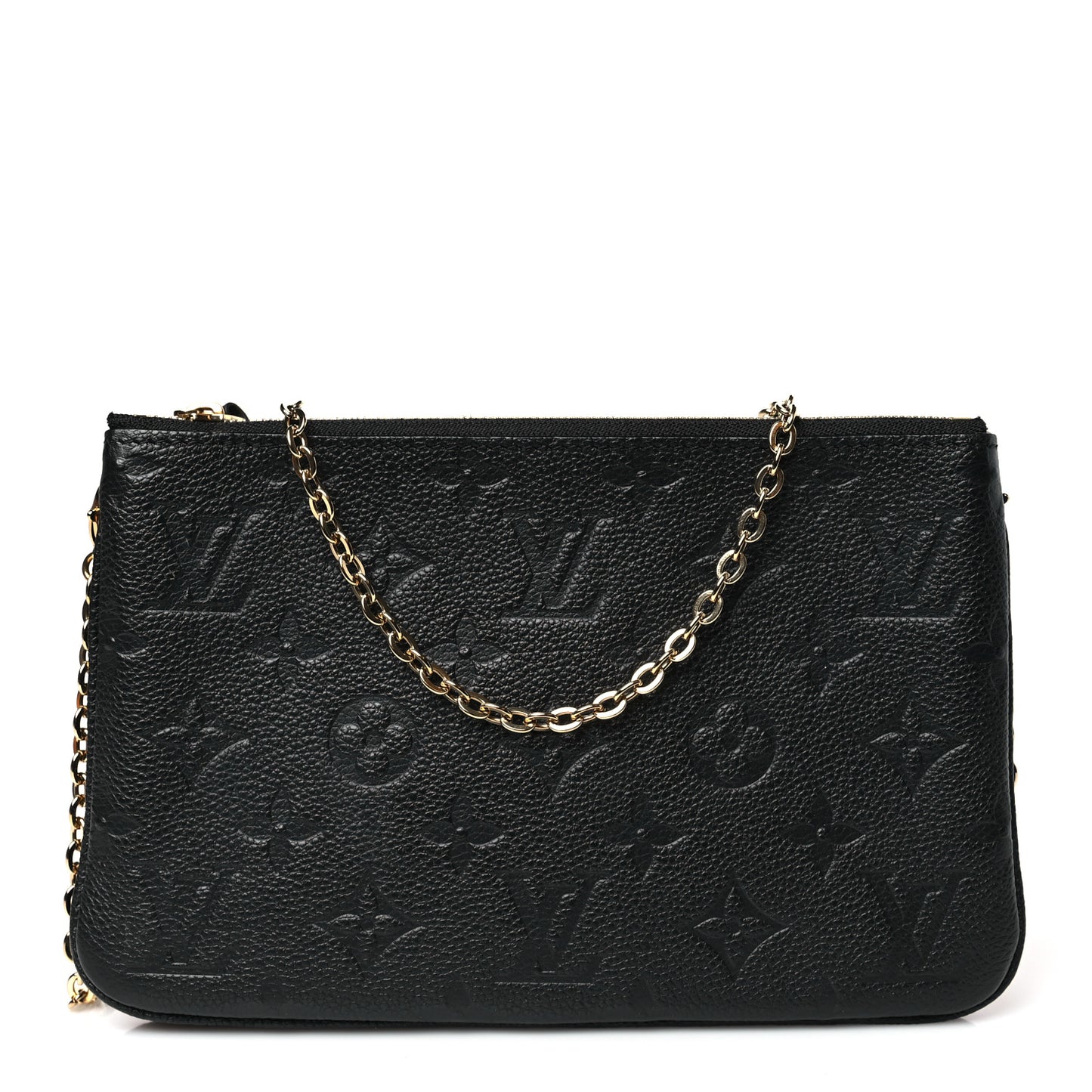 Empreinte Double Zip Pochette Black