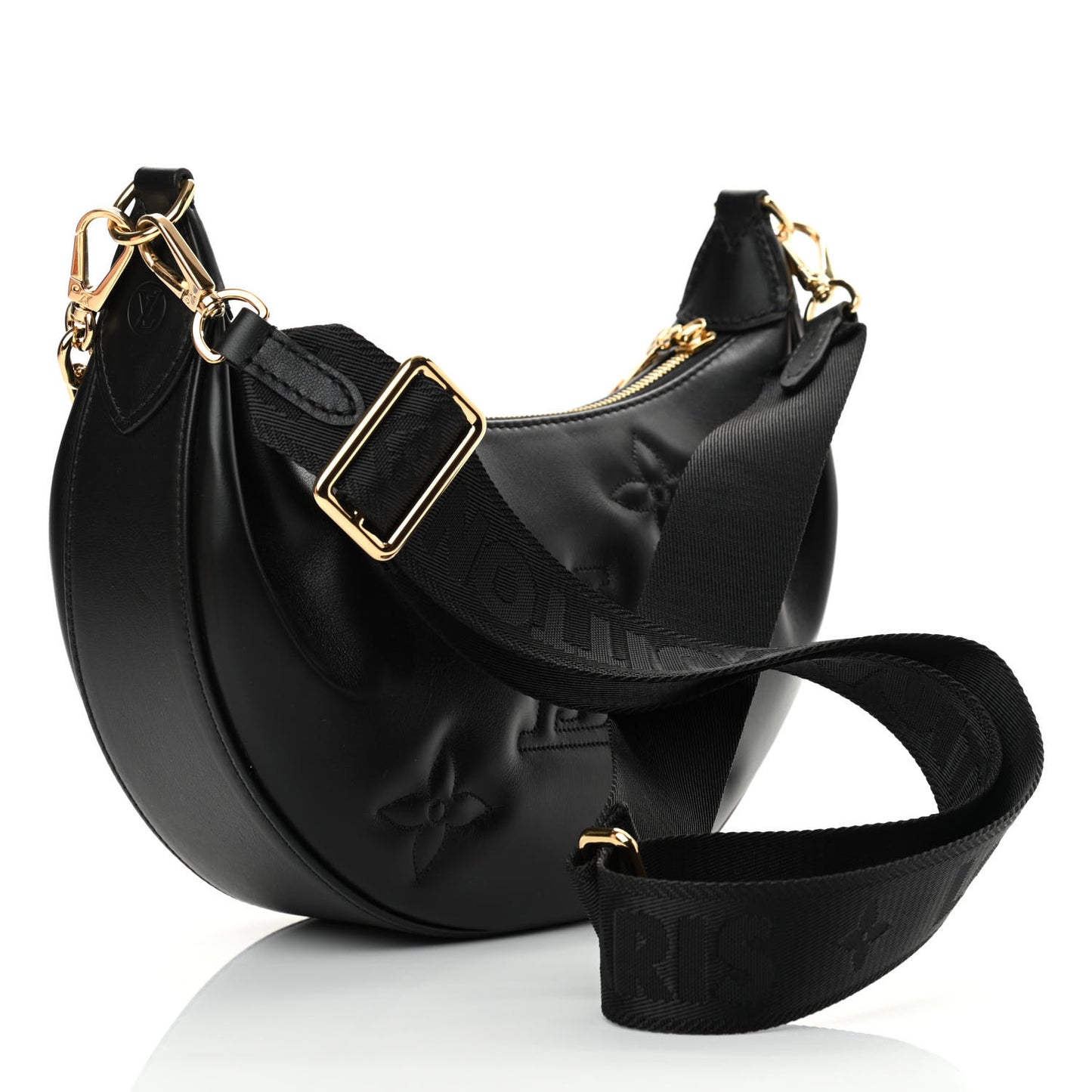 Calfskin Bubblegram Over The Moon Black