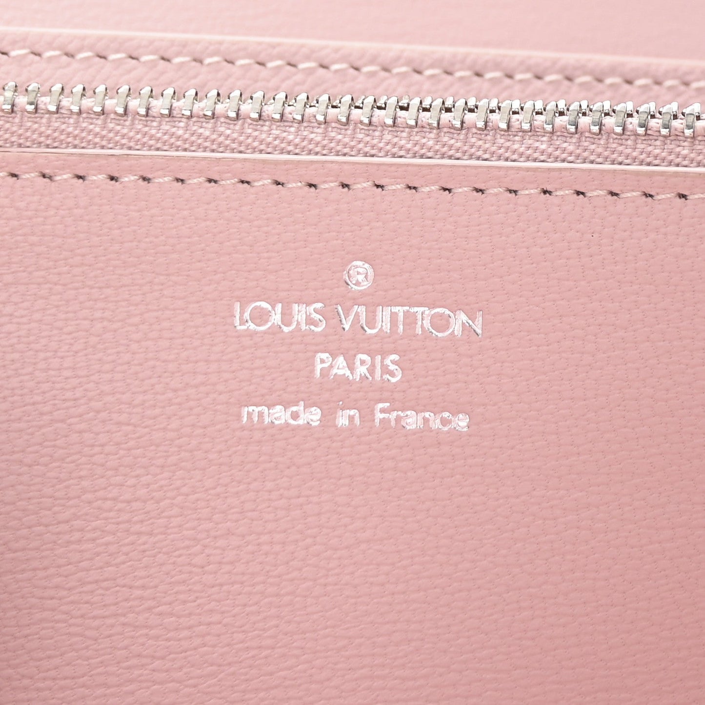 Metallic Snakeskin Capucines Wallet Pink