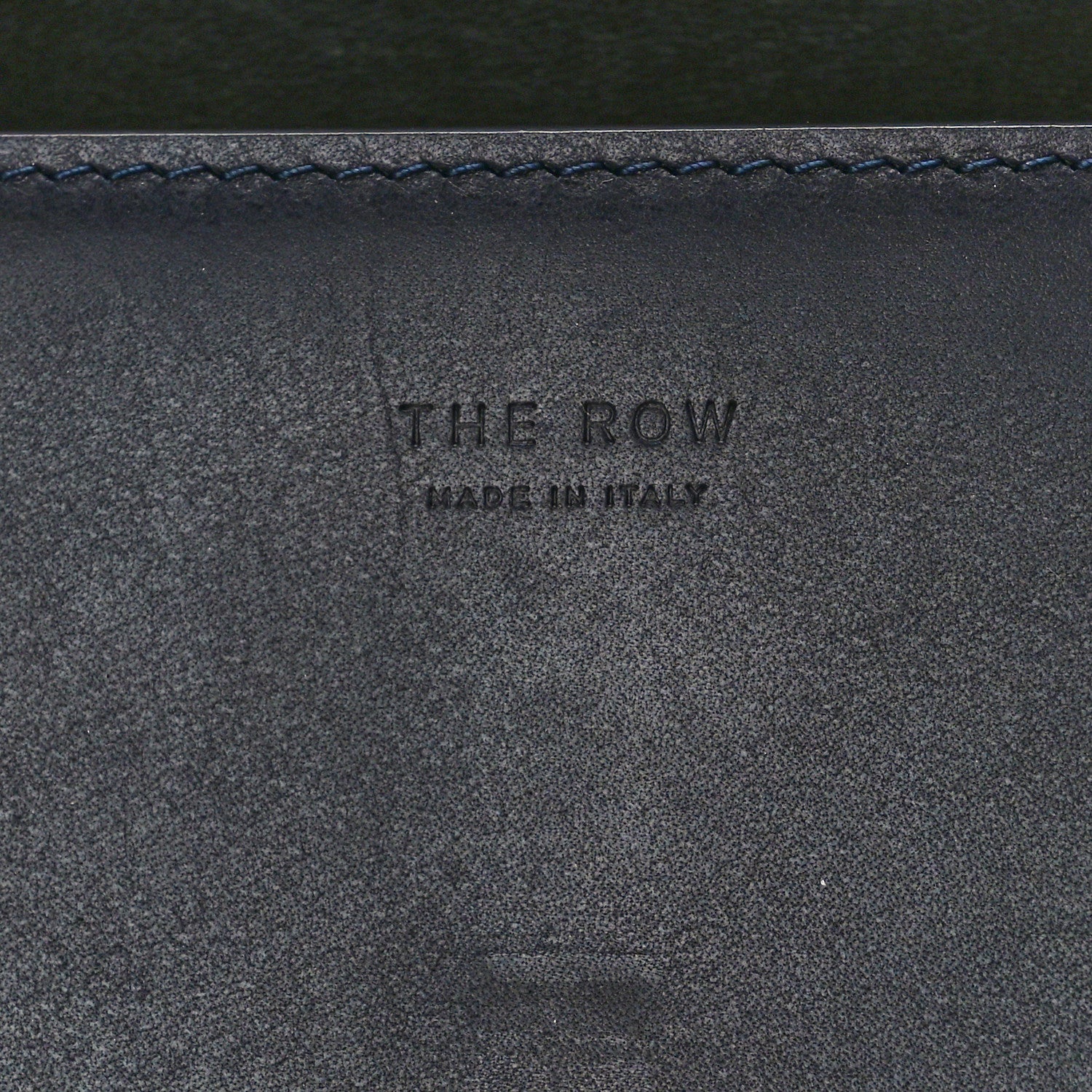 The Row Nubuck Calfskin Sofia E/W Crossbody Deep Navy Virginia Blue 6 of 10