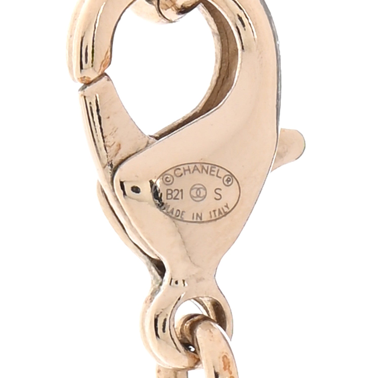 Chanel Metal CC Locket Necklace Gold 6 of 8