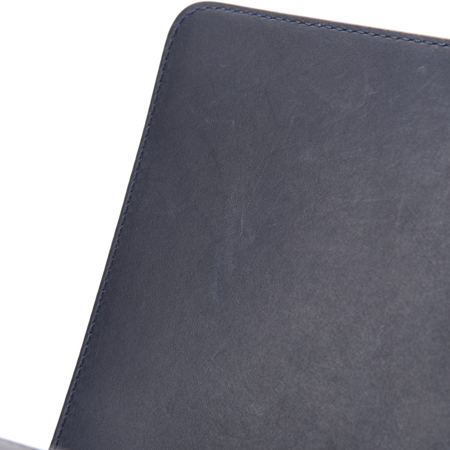 Caviar Suede Calfskin Chevron Medium Boy Flap Navy