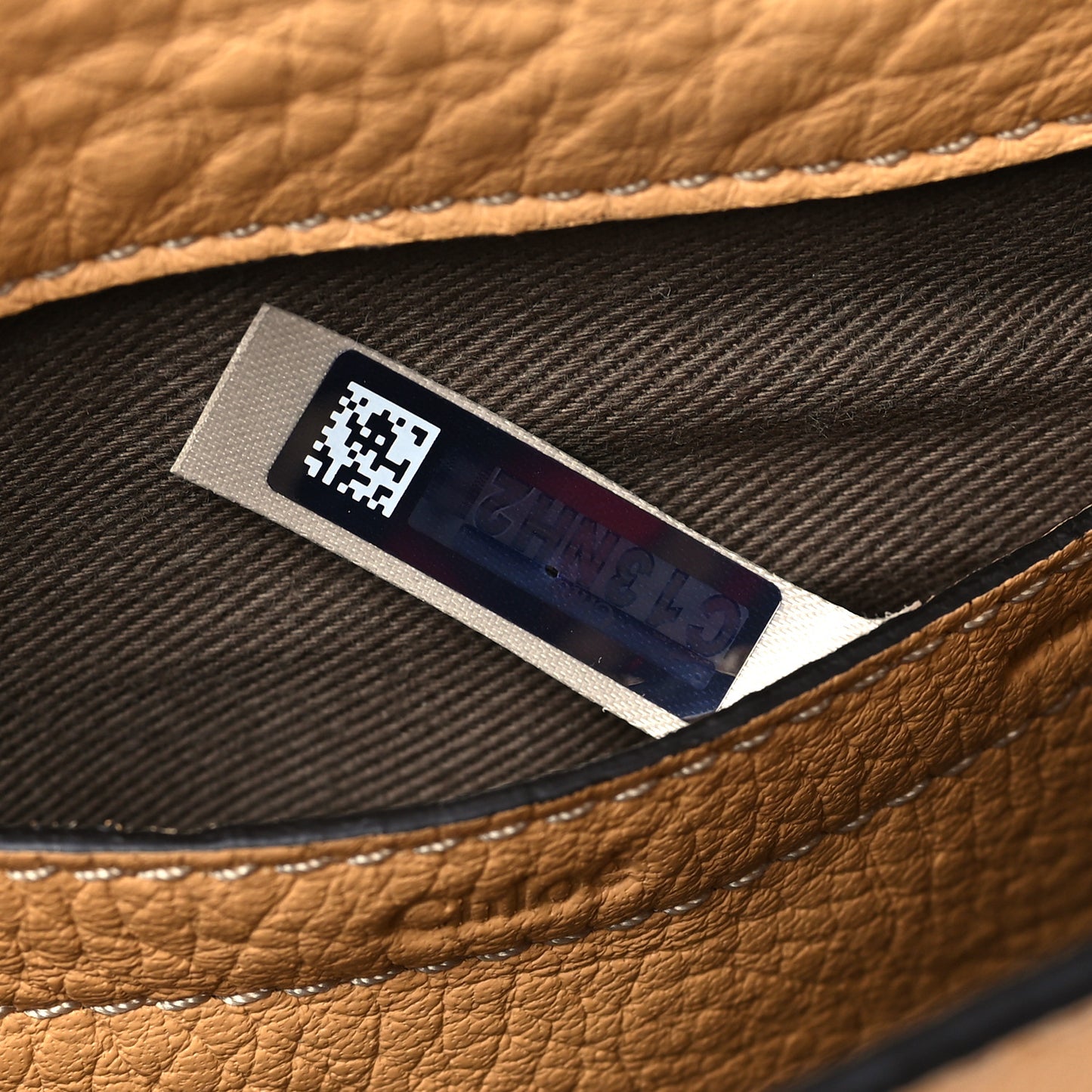 Calfskin Mini Marcie Round Crossbody Bag Bleached Brown