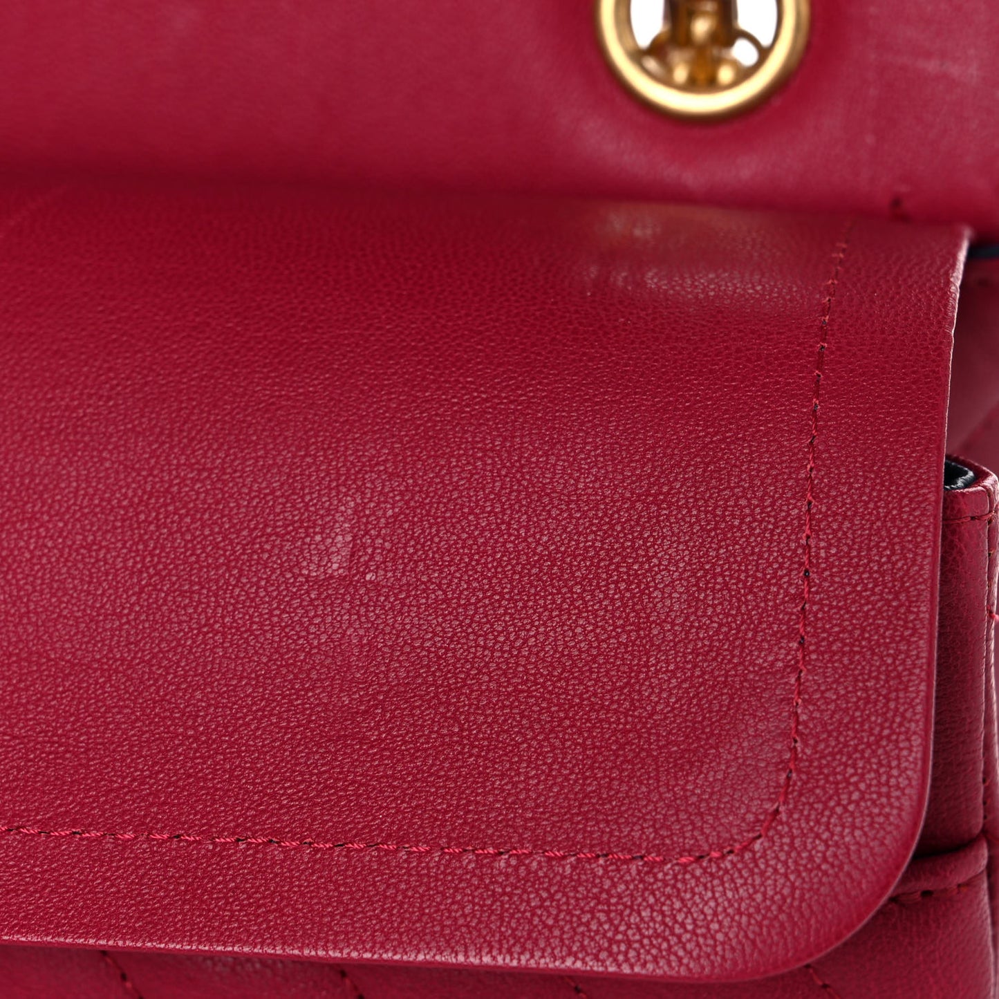 Sheepskin Chevron Quilted 2.55 Reissue 226 Flap Dark Pink