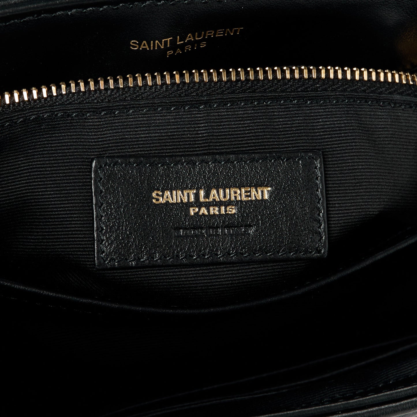 Calfskin Y Quilted Monogram Toy Loulou Crossbody Bag Black