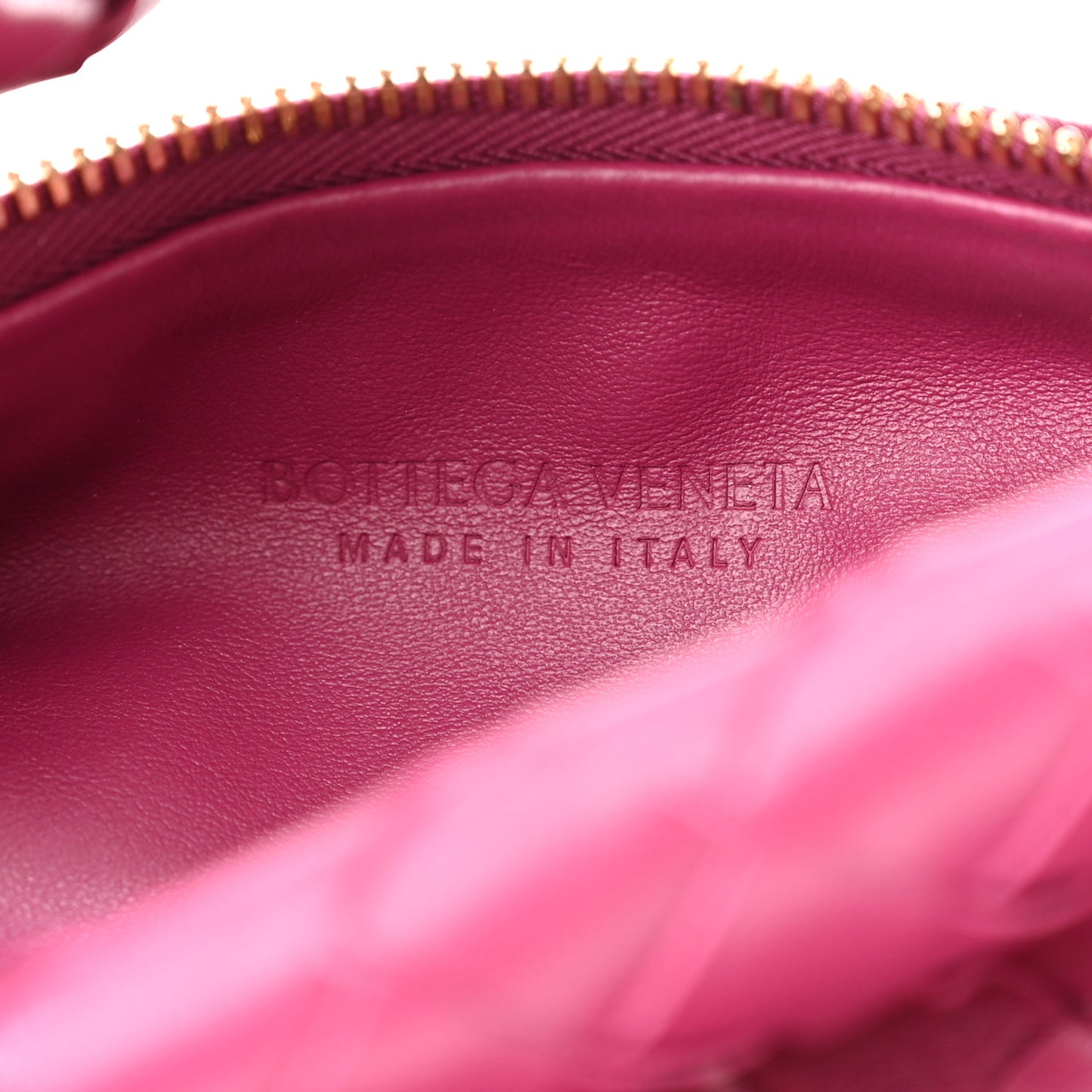 Nappa Intrecciato Mini Jodie Cinnabar