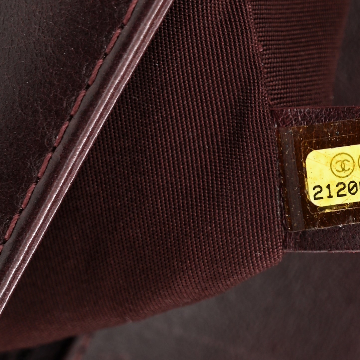 Goatskin Quilted New Medium Boy Handle Flap Burgundy