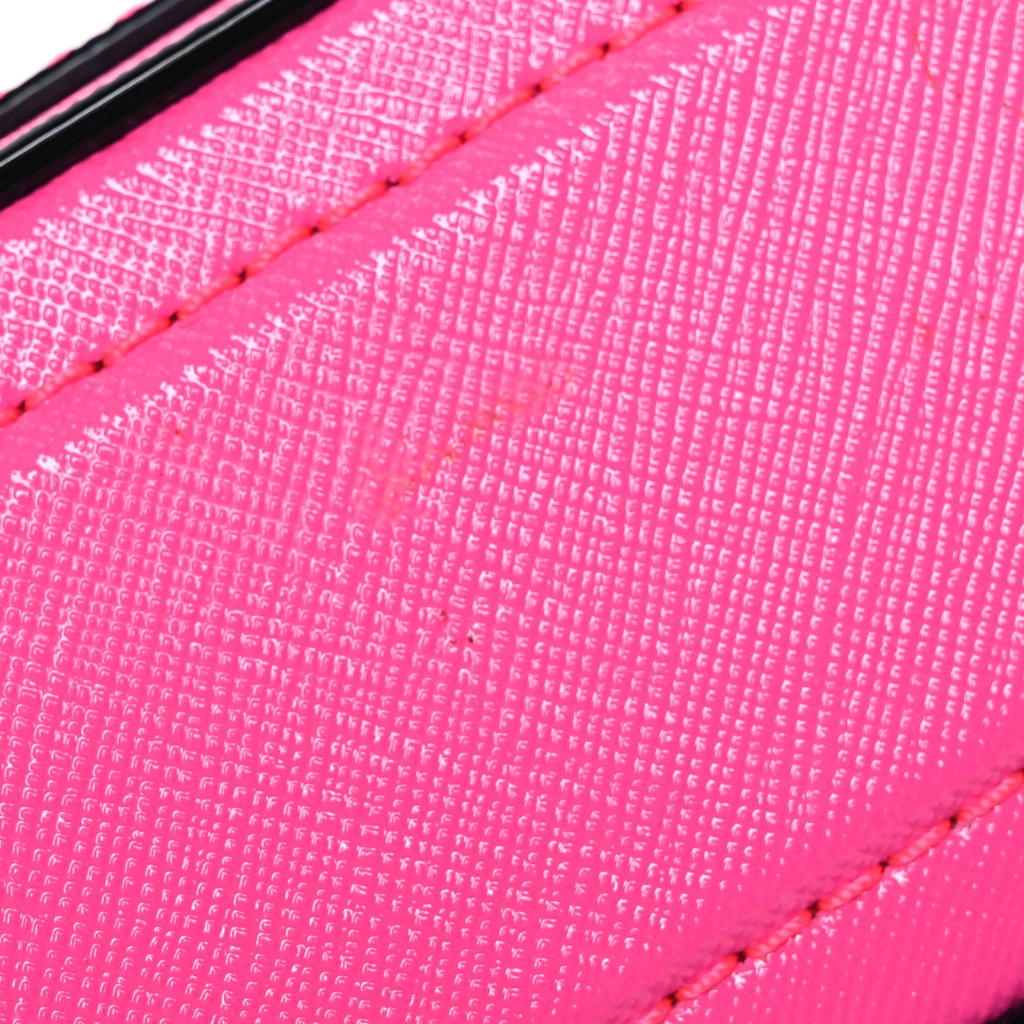 Saffiano Small Snapshot Camera Bag Bright Pink