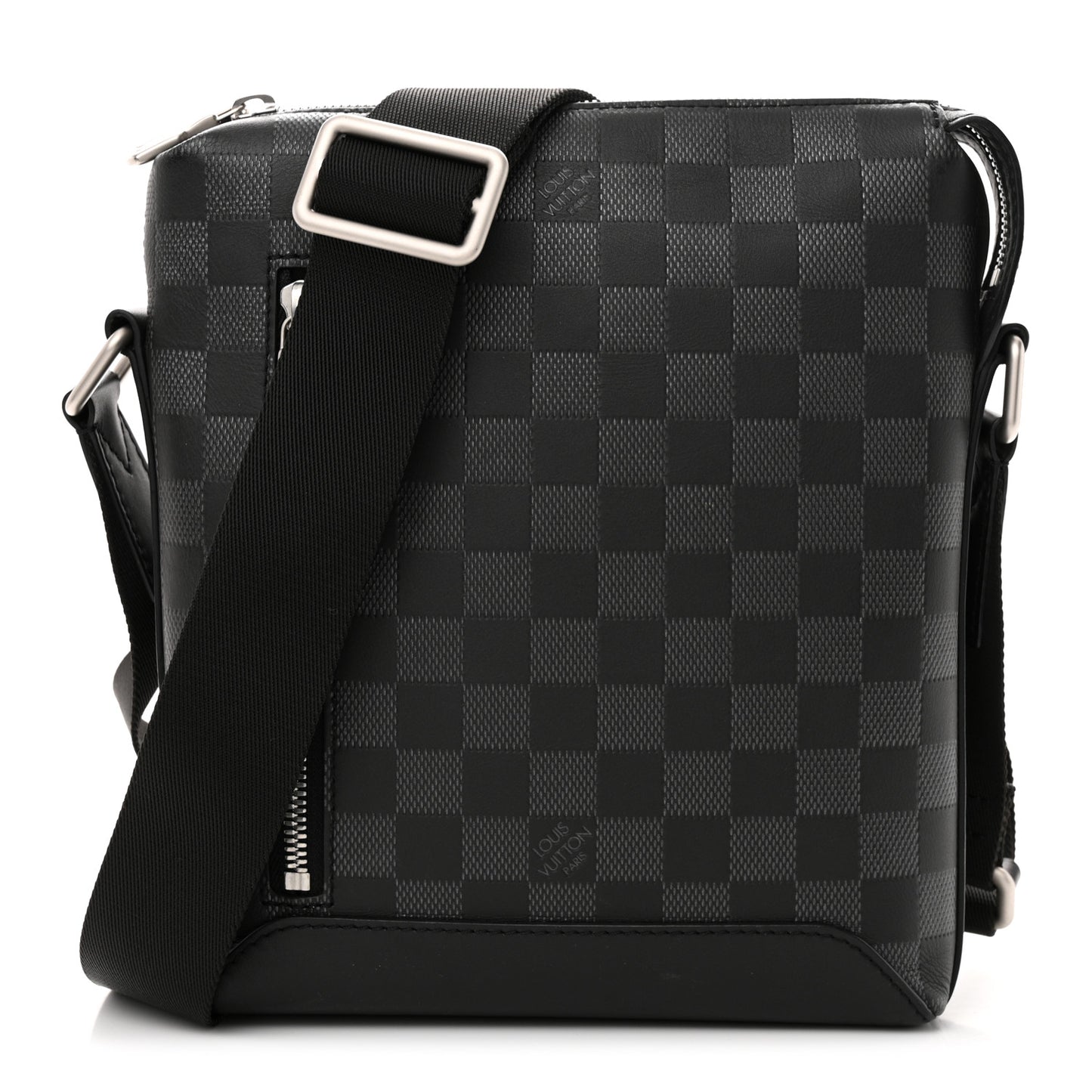 Damier Infini Discovery Messenger BB Onyx