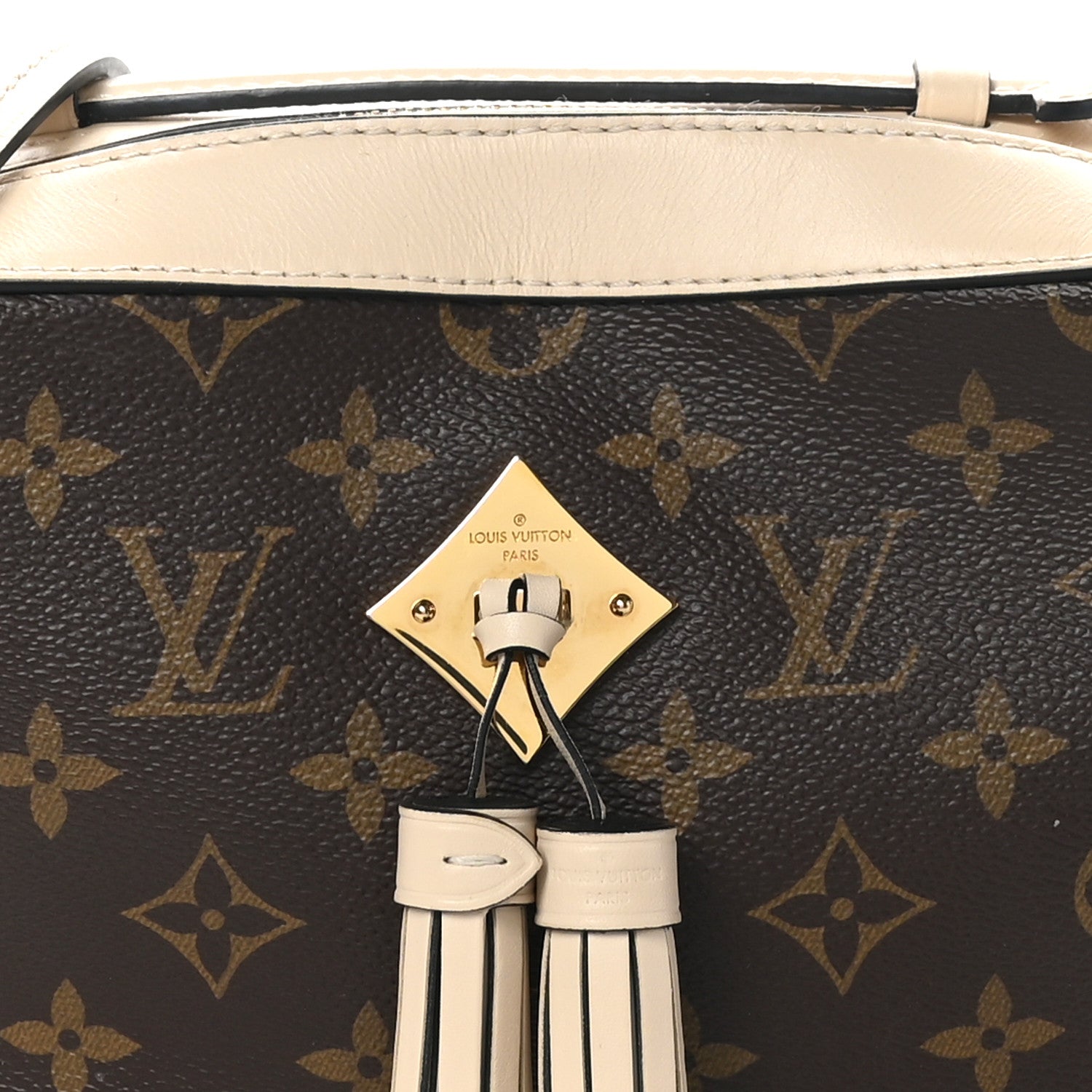 Louis Vuitton Monogram Saintonge Creme 7 of 9