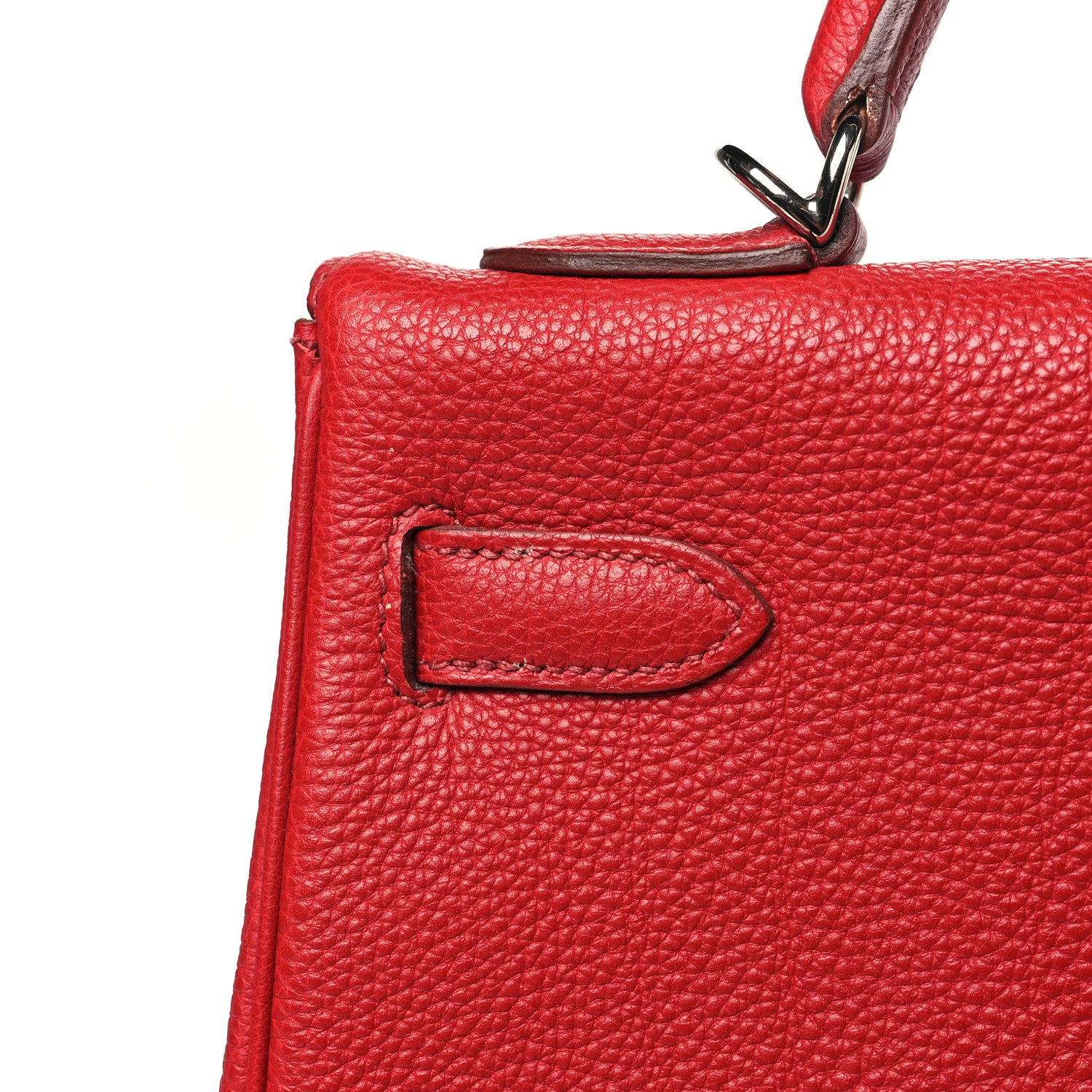 Hermes Togo Kelly Retourne 32 Rouge Vif 12 of 15