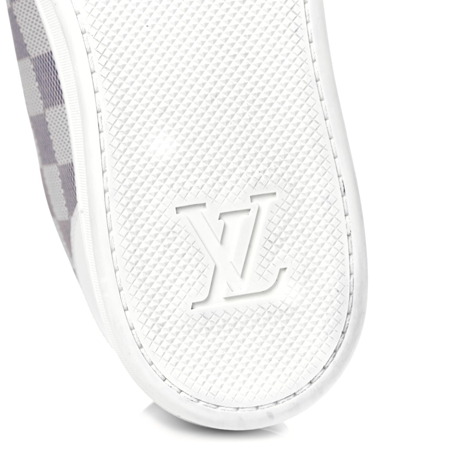 Louis Vuitton Damier Azur Mens Sneakers 8.5 White 6 of 8