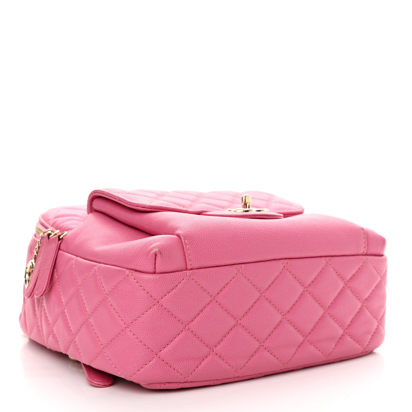 Caviar Quilted Large CC Day Backpack Pink