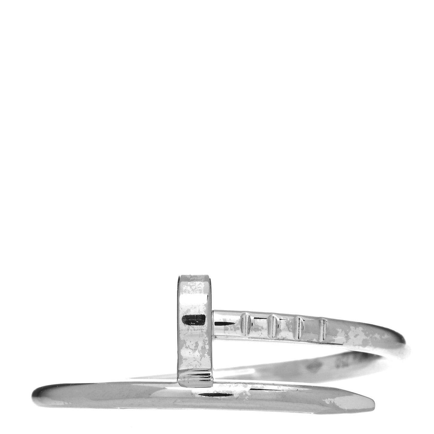 18K White Gold Small Juste Un Clou Ring 53 6.25