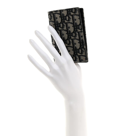 Oblique Bi-Fold Card Holder Blue