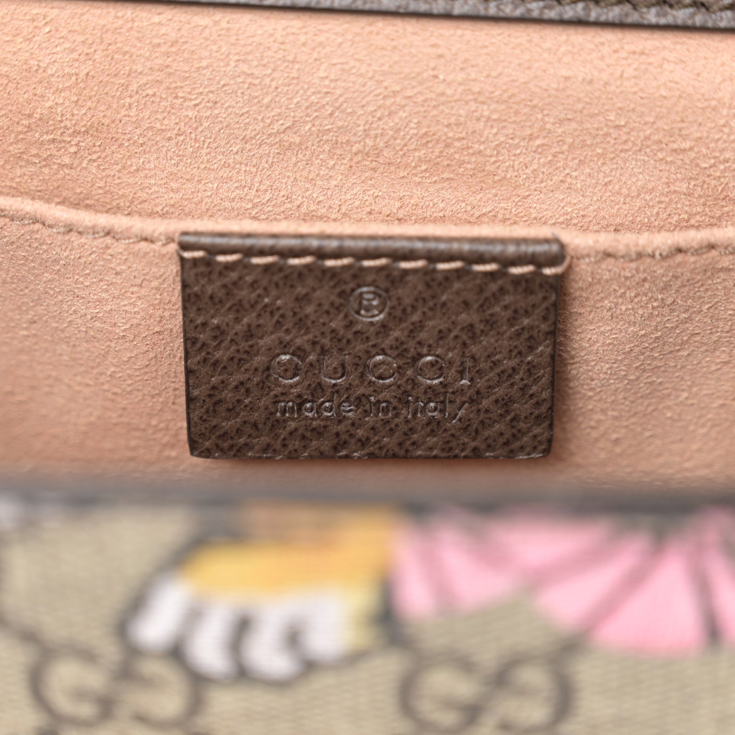 Gucci GG Supreme Monogram Bengal Small Padlock Shoulder Bag Beige Pink 6 of 11