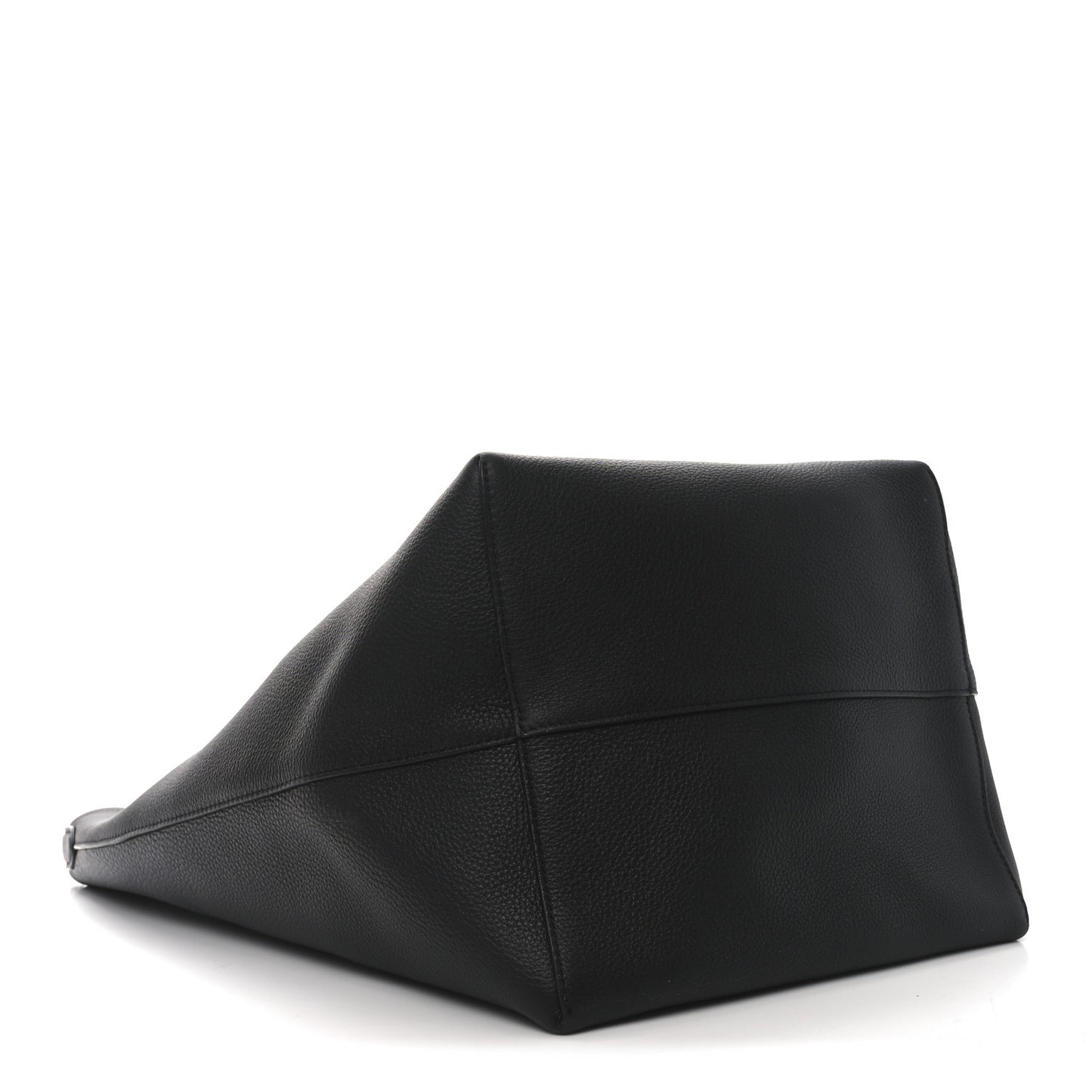 Grained Calfskin Large N/S Park Tote Black