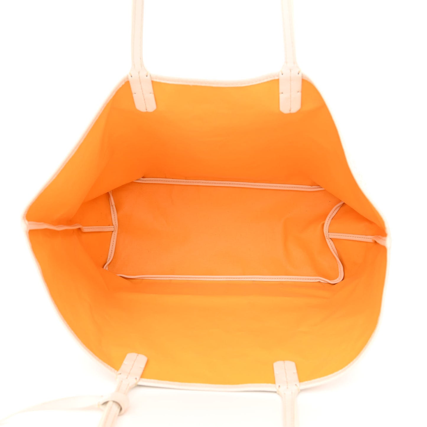 Goyardine Saint Louis Claire Voie PM White Orange