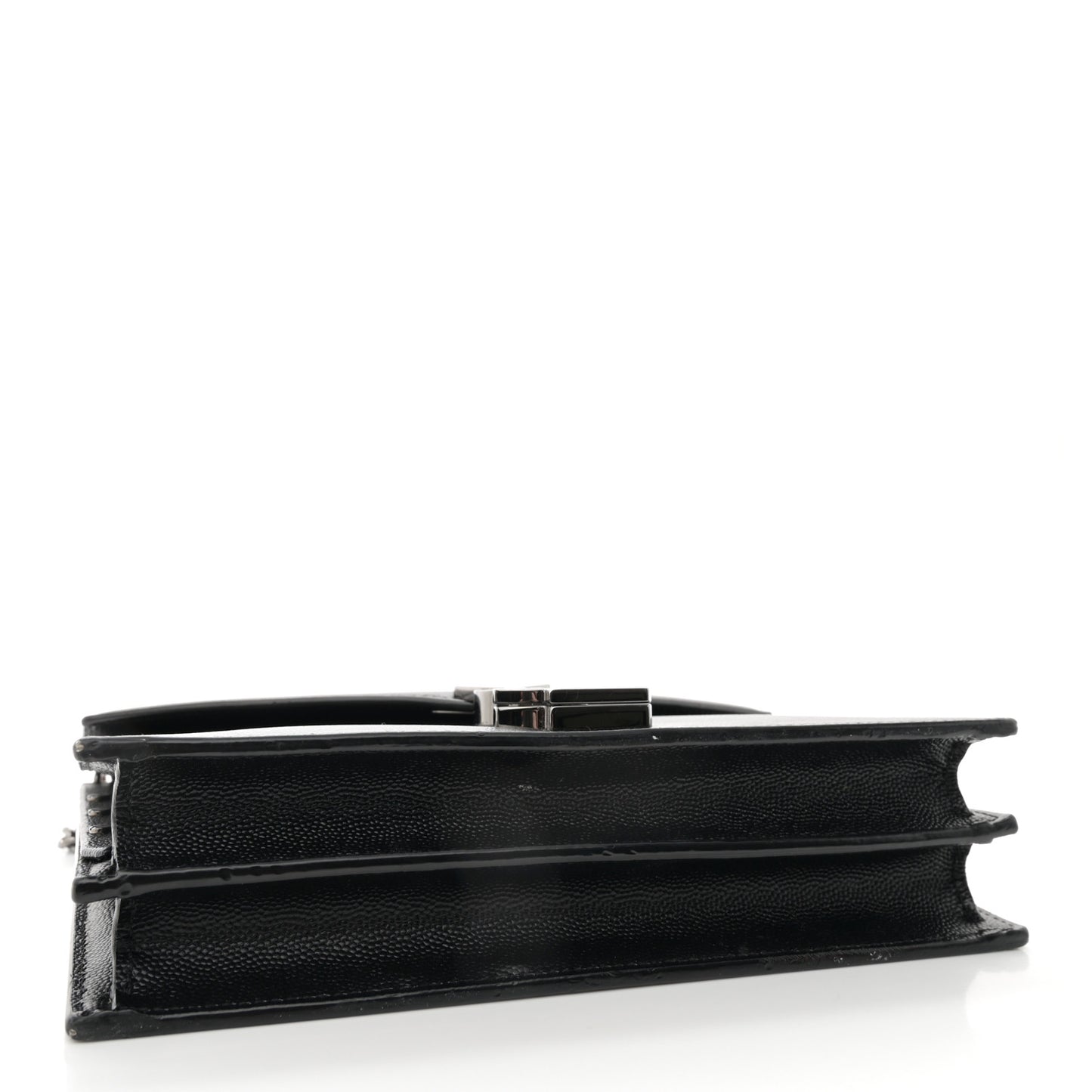 Grain De Poudre Monogram Cassandra Clasp Bag Black