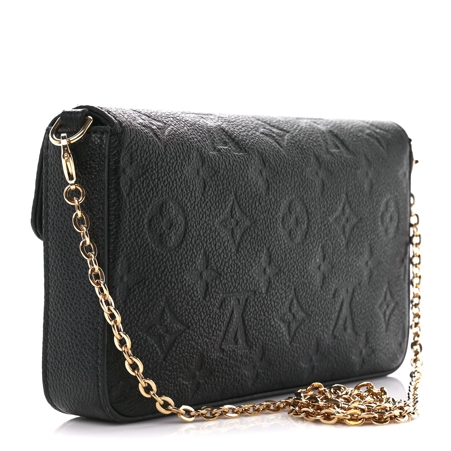Empreinte Pochette Felicie Chain Wallet Black