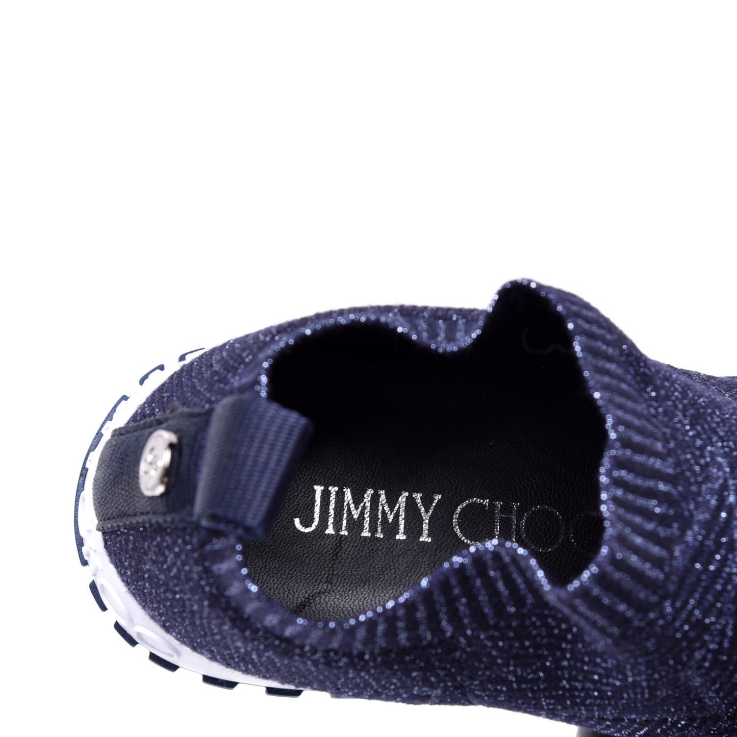 Lurex Knit Norway Sneakers 36.5 Navy